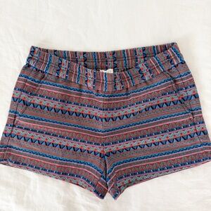 J. Crew Jacquard Pull on Shorts Size 0